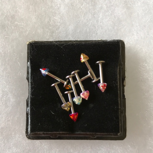 Box of 8 lebrette facial piercings - Picture 1 of 1